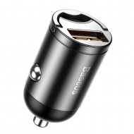 Baseus Tiny Star Mini Quick Charge Car Charger VCHX-A0G, 30 W, USB-A, gri