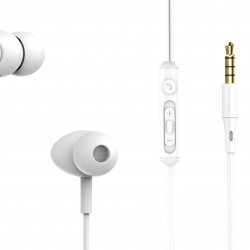 Tellur Gamma слушалки тапи, In-Ear, бели, жични, TLL162341