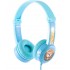 BuddyPhones Travel – детски слушалки с 3,5 мм жак, сини