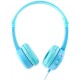Детски слушалки BuddyPhones TRAVEL, 3.5 мм жак, синиСлушалки за компютър