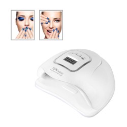 Професионална лампа за маникюр и педикюр BeSmart X5 Max, Бяла, UV/LED, 150W